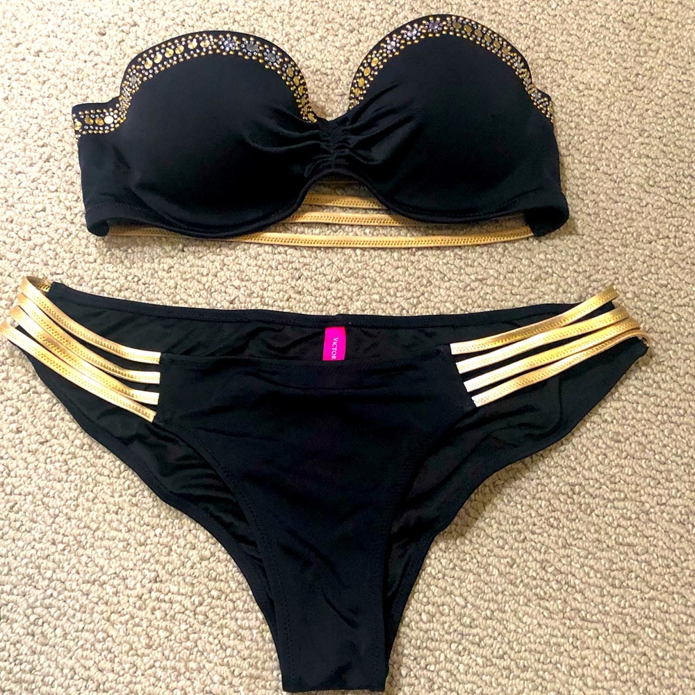Victoria’s Secret strapless bikini swim women